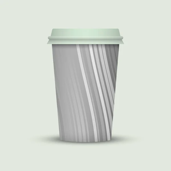 Kreative Kaffeetassen. Kaffeemaschine. Kaffeebecher — Stockvektor