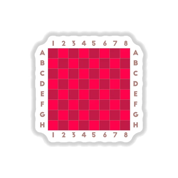 纸板纸型棋盘 — 图库矢量图片