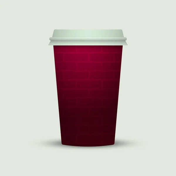 创意设计 带走咖啡杯 — 图库矢量图片