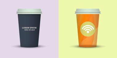 Yaratıcı kahve kupaları tasarım götürün.