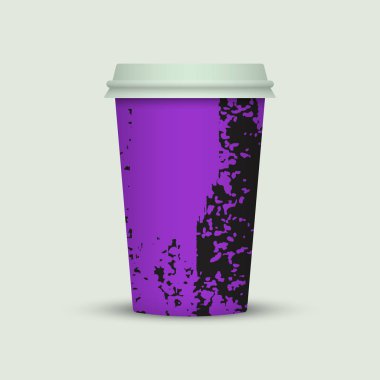 Suluboya kahve Kupası yaratıcı tasarım götürün.