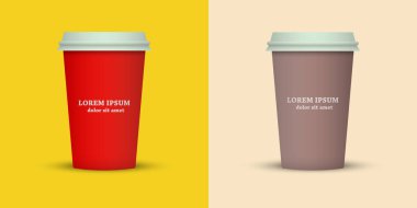 yaratıcı kahve Kupası şablonu