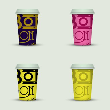 yaratıcı cappuccino kahve fincan seti