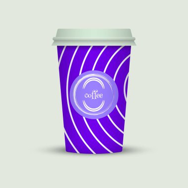 Yaratıcı tasarım için kahve fincanı götürün.