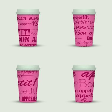 yaratıcı cappuccino kahve fincan seti