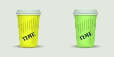 Yaratıcı kahve kupaları tasarım götürün.