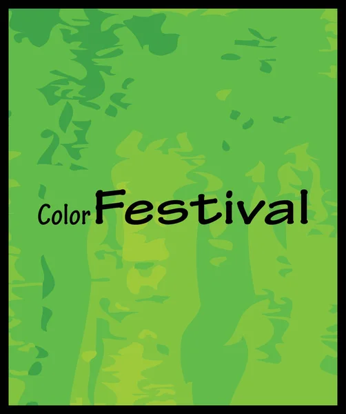 Festival Colore Del Testo Sfondo Texture Acquerello — Vettoriale Stock