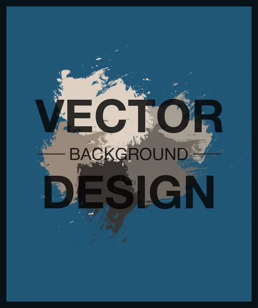 Unique Vector Watercolor Background Text — Stock Vector