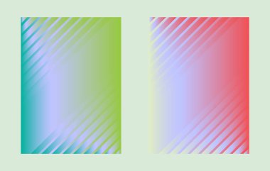 Renkli vektör tebrik arka plan afiş kümesi