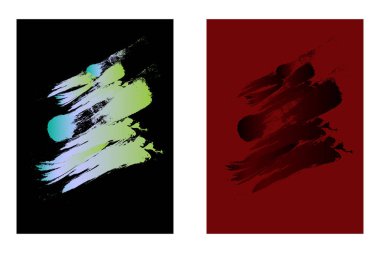 suluboya afiş arka plan, vektör çizim