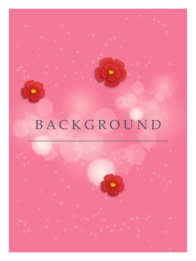  davetiye kartı şablonu, afiş arka plan, vektör çizim