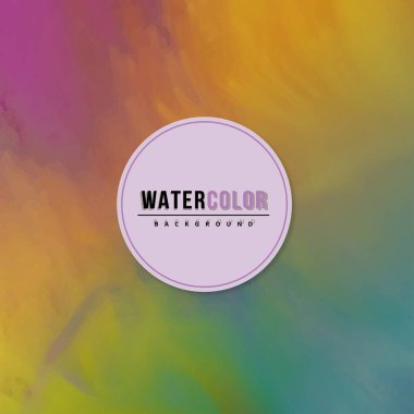 Soyut Renk Arkaplanı, Vektör İllüstrasyonu