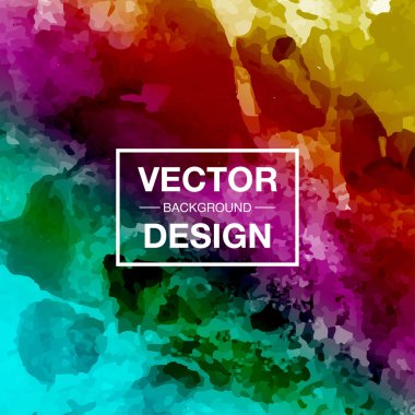 Soyut Renk Arkaplanı, Vektör İllüstrasyonu