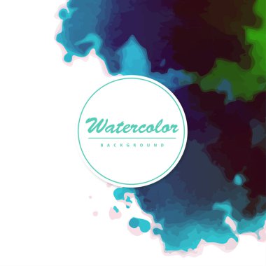 Soyut Renk Arkaplanı, Vektör İllüstrasyonu