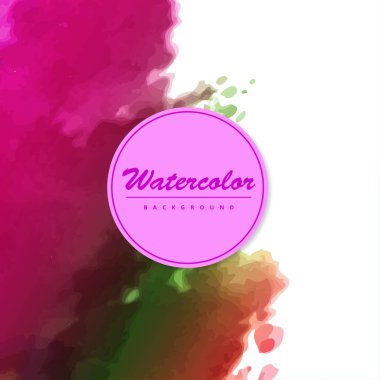 Soyut Renk Arkaplanı, Vektör İllüstrasyonu