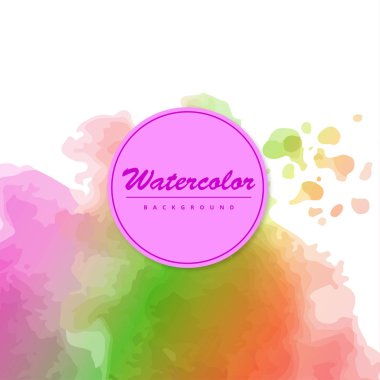 Soyut Renk Arkaplanı, Vektör İllüstrasyonu