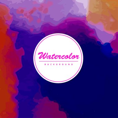 Soyut Renk Arkaplanı, Vektör İllüstrasyonu