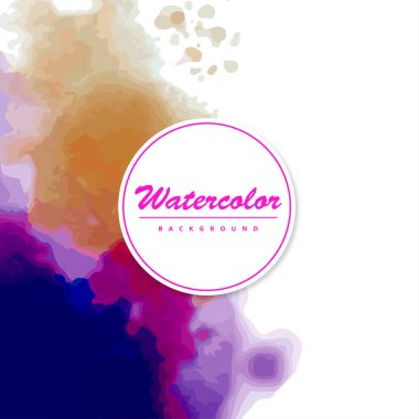 Soyut Renk Arkaplanı, Vektör İllüstrasyonu