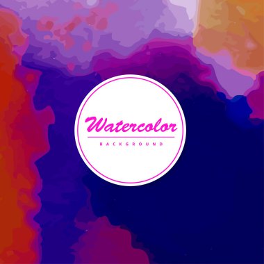 Soyut Renk Arkaplanı, Vektör İllüstrasyonu