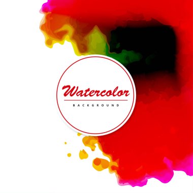 Soyut Renk Arkaplanı, Vektör İllüstrasyonu