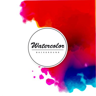 Soyut Renk Arkaplanı, Vektör İllüstrasyonu