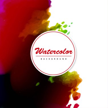 Soyut yaratıcı suluboya splash arka plan