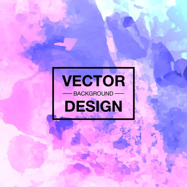 Fondo Salpicadura Acuarela Creativa Abstracta — Vector de stock