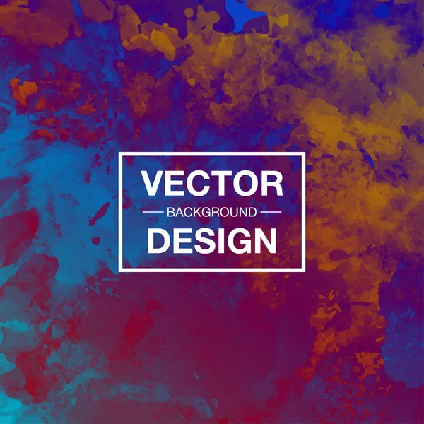Abstract Creative Watercolor Splash Background — Stock Vector