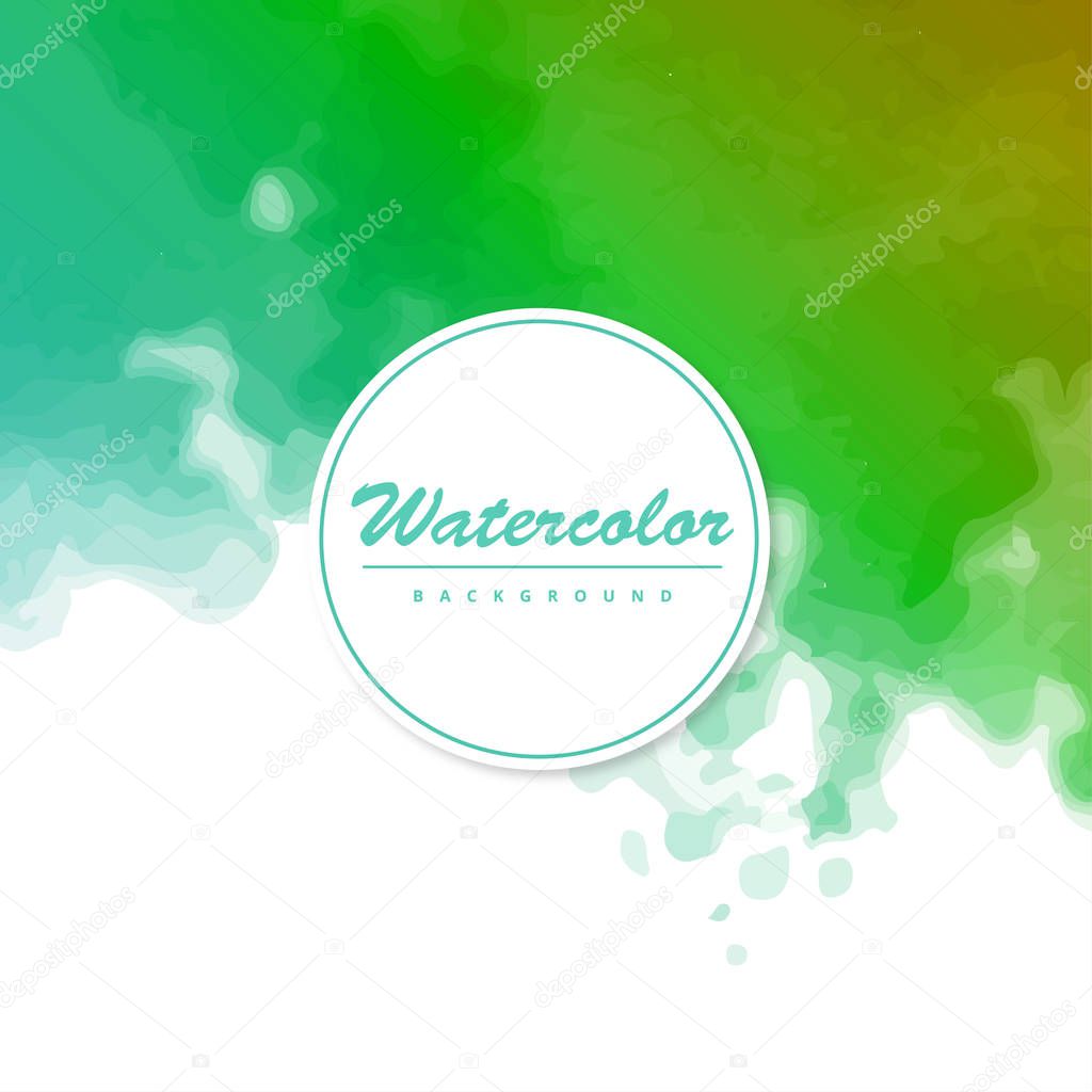 Abstract creative watercolor splash background