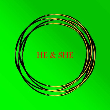 Suluboya tarzında şekillerin çelengi