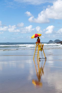 Cankurtaran Enseada Beach, Guaruja, yani Paulo, Brezilya