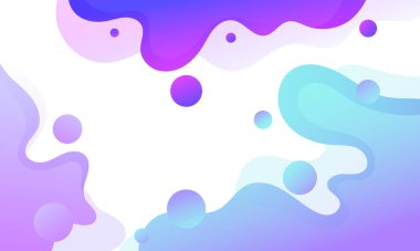 Soyut dalgalı sıvı pankart arkaplanı