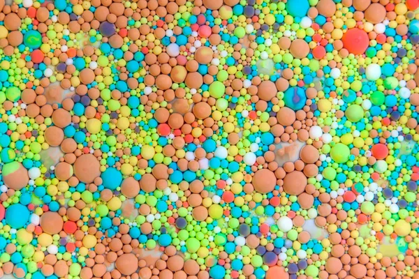 Wielobarwny Cząsteczek Atomów Kolor Wszechświata Tapety Baniek Mydlanych — Zdjęcie stockowe