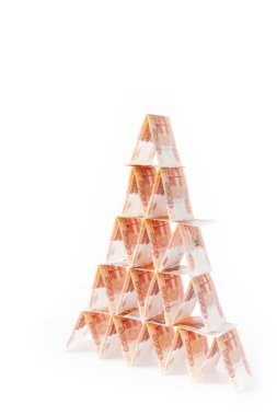 Para bankada depolamanın Rus yolu. Birçok kuş gagası-in beş bin.