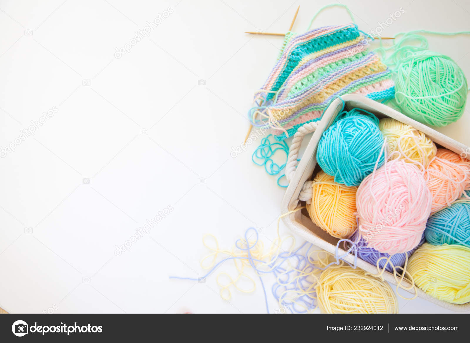 knitting and crochet yarn
