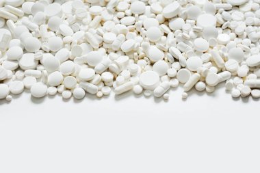 beyaz ve renkli tablet