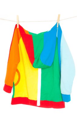 Çocuklar'ın, parlak çamaşır. Çamaşır odası.