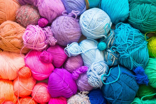 원사의 공입니다 뜨개질의 Crocheting — 스톡 사진