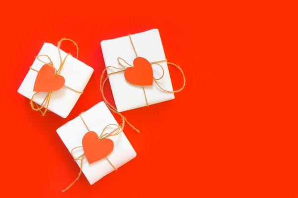 Holiday All Lovers Gifts Hearts — Stock Photo, Image