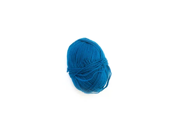 Yarn Knitting White Background Hanks Balls Thread — Stock Photo, Image