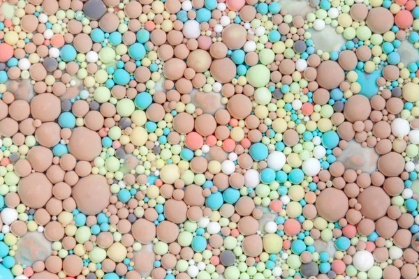 Moléculas Multicolores Átomos Universo Colores Fondos Pantalla Con Burbujas Jabón — Foto de Stock