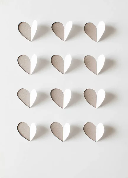 Papírové Srdce Papíru — Stock fotografie