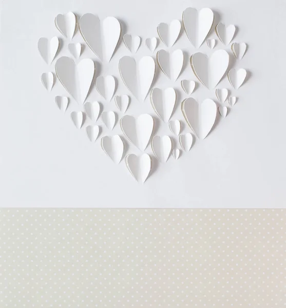 Corazón Papel Cortado Papel — Foto de Stock