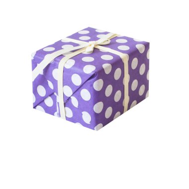 Renkli tatil hediye. İzole.