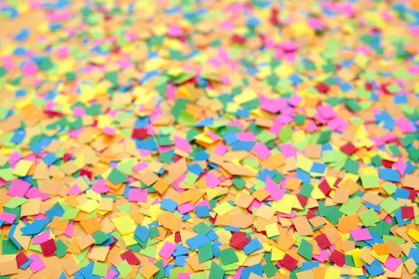 Frame Made Colored Confetti — Stock Photo, Image