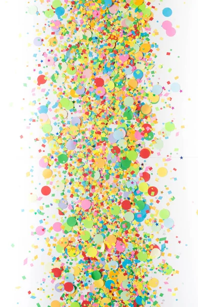 Colorida Roseta Papel Brillante Decoración Para Una Fiesta Fondo Blanco —  Fotos de Stock