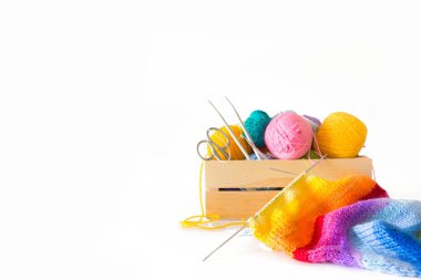 Renk örme kumaş. Gökkuşağı ipliği. Spektrum.