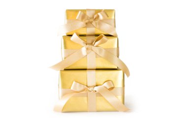 Tatil hediyesi kutuları. Doğum günü, parti veya yeni yıl.