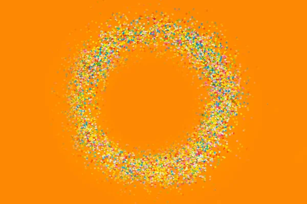 Fondo Colorido Celebración Con Confeti Burbuja Para Texto — Foto de Stock
