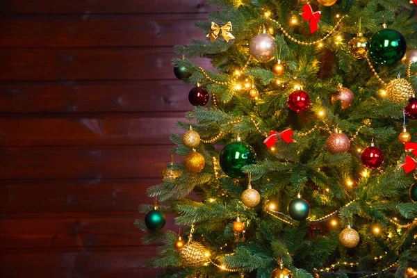 Kopieerruimte Kerstboom — Stockfoto